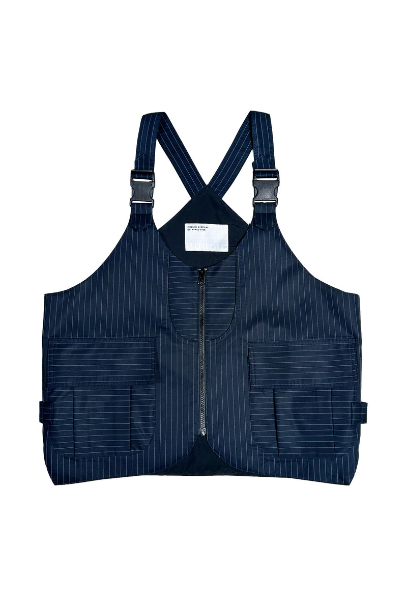 Utility Vest - Pinstripe