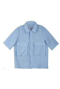 MASTRETA SHIRT BLUE PRINTED