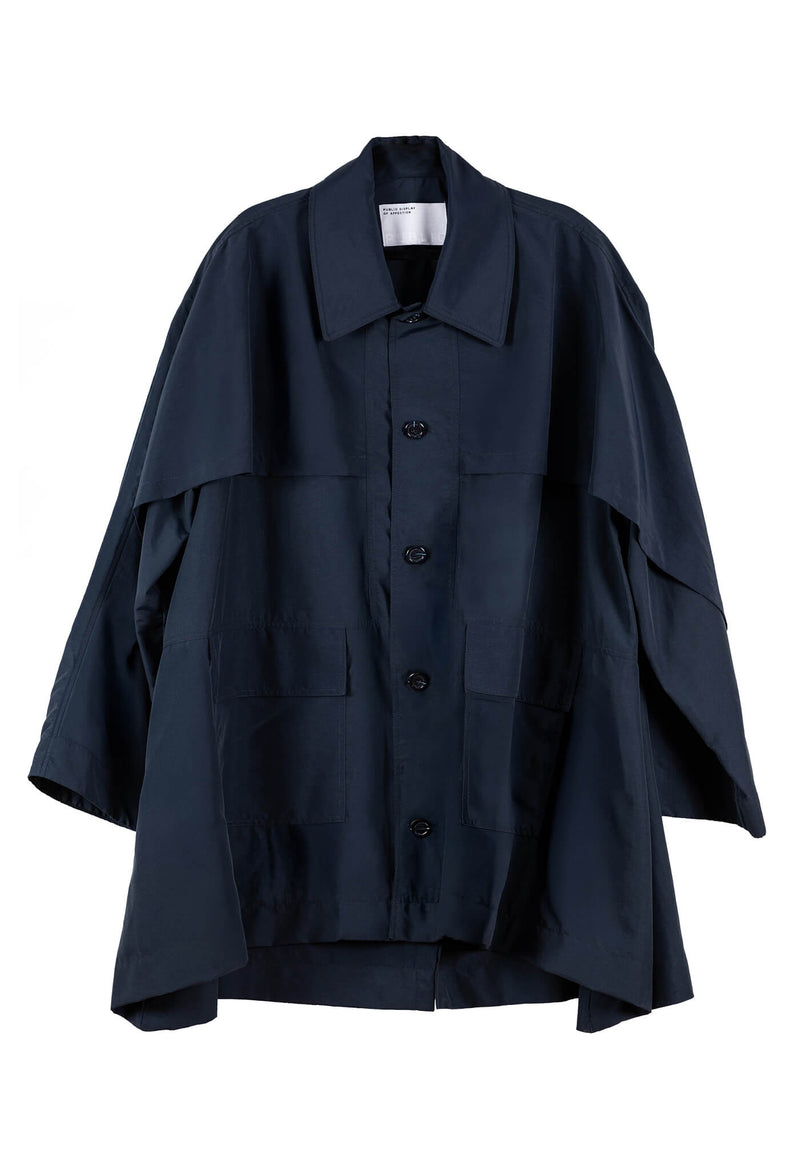 Sabato Coat — Navy Nylon
