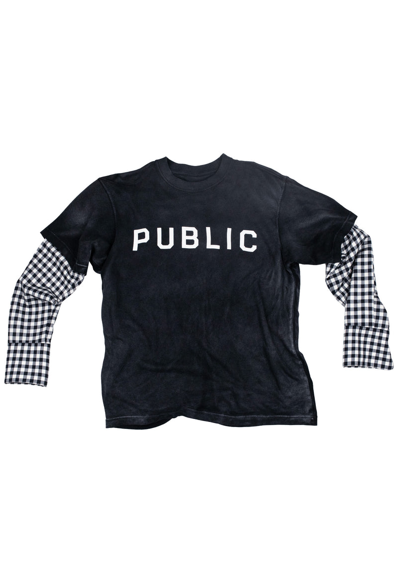 Layered Tshirt - Checks