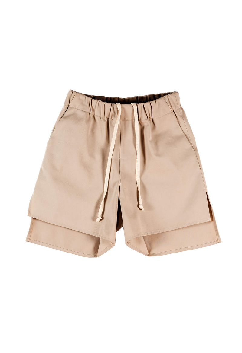Volpi Short — Sand Gabardine